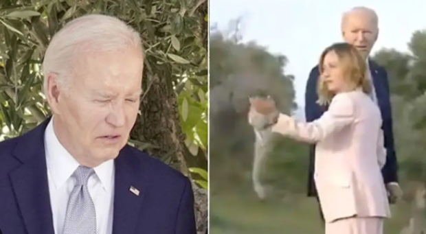 Confused Biden Wanders Off during G7, Italian PM Reminds Him Where He Is