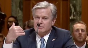 FBI Director Chris Wray Visibly Uncomfortable When Asked Simple Question on Epstein Associates