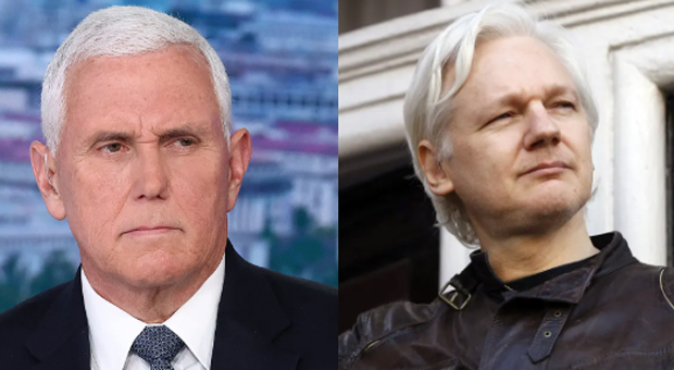 Mike Pence Issues Traitorous Response to Julian Assange Plea Deal: 'He Should Be in Jail'