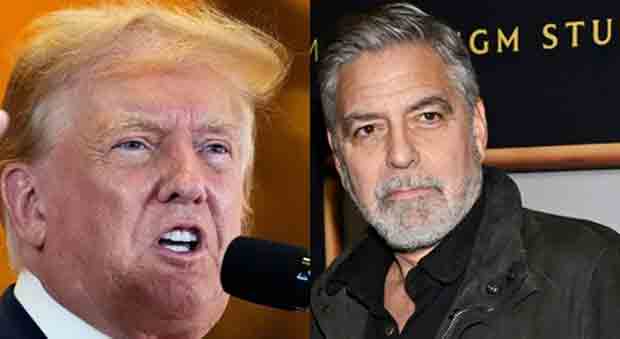 Trump Rips 'Fake Actor' George Clooney After He Throws Biden under Bus