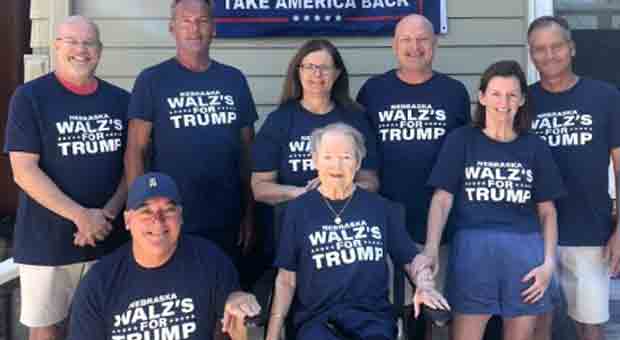 Tim Walz Humiliated After His Own Family Posts Pic of Them All Wearing Trump Shirts